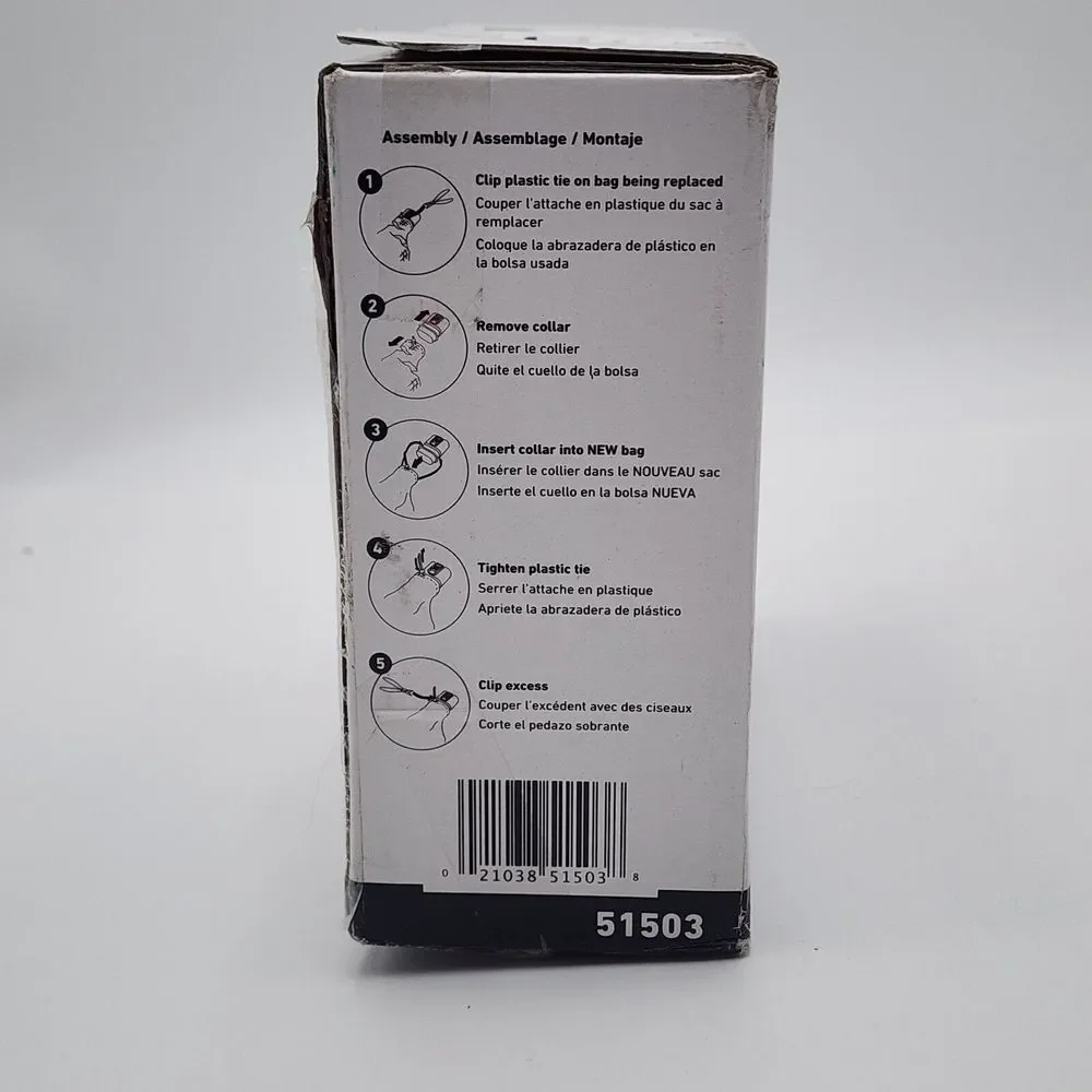 Toro 51503 Bottom-Zip Vacuum Bag for Blower Vacs New 1.5‎ bushels 5.3L New